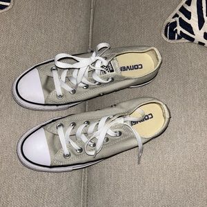 Green Low Top Converses